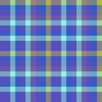 Plaid background fabric. Check seamless vector. Textile tartan pattern texture. vector