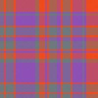 Fabric seamless tartan. Textile pattern texture. Check background plaid vector. vector