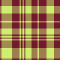 Check textile fabric. Vector seamless tartan. Texture background pattern plaid.