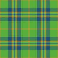 Texture fabric plaid. Check seamless textile. Background pattern tartan vector. vector