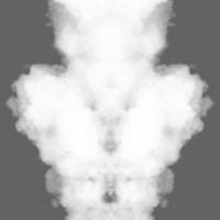 efecto simple de humo de vapor blanco pesado