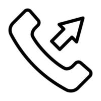 Outgoing Call Icon Design vector