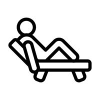 Relax Icon Design vector