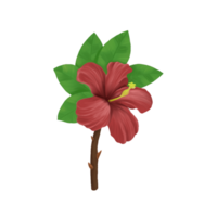 peinture de fleurs réaliste png gratuit