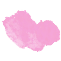Pink  watercolor stain png