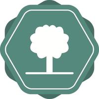 Unique Glyph icon with background vector