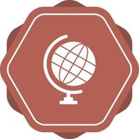 Unique Globe Vector Glyph Icon