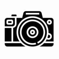 Camera icon template. Stock vector illustration.