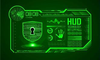 Modern HUD Technology Screen Background vector