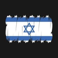 Israel Flag Brush vector