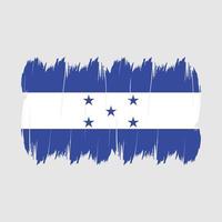 cepillo de la bandera de honduras vector