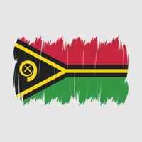 cepillo de la bandera de vanuatu vector