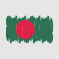 Bangladesh Flag Brush vector