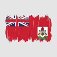 Bermuda Flag Brush vector