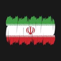 Iran Flag Brush vector