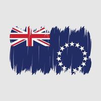 Tokelau Flag Brush vector