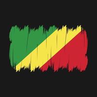 Congo Flag Brush vector