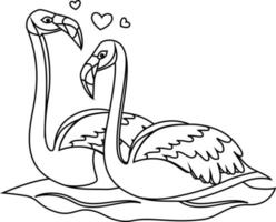 valentine day coloring pages vector