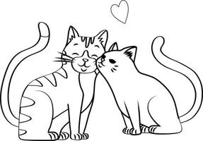 valentine day coloring pages vector