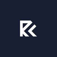 KK initial monogram vector icon illustration
