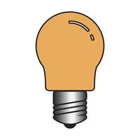 Bulb icon vector