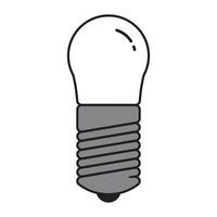 Bulb icon vector