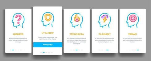 Mind Elements Signs Vector Onboarding