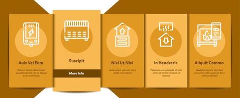 Heating And Cooling Vector Onboarding