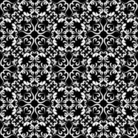 Luxurious baroque texture. Seamless black and white vector antique pattern. For fabric, tile, wallpaper or packaging.