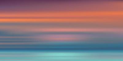 puesta de sol del cielo con color naranja, amarillo, rosa, púrpura, azul, paisaje crepuscular dramático de la hora dorada, estandarte vectorial cielo romántico horizontal del amanecer o la luz del sol para el fondo de las cuatro estaciones vector