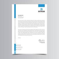 Modern and Corporate Letterhead Template vector