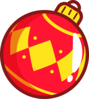 diseño de bolas de navidad png