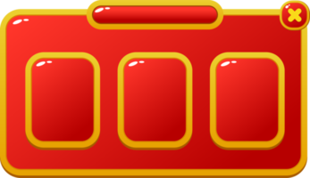 buttons and frames for game interface png