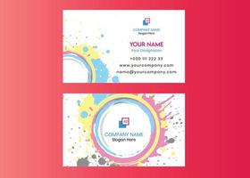 Vector professional elegant modern business card design template