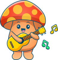 carino fungo cartone animato png