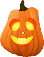 scary pumpkin halloween lantern realistic png