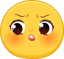 cute expression of emotion png