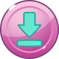 botões para elementos de interface de jogo ou aplicativo png