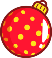 diseño de bolas de navidad png