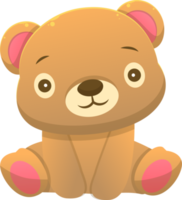 desenho de urso fofo png