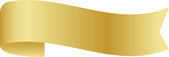 gold ribbon, sticker golden ribbon, gold label png