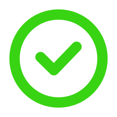 Green Check Mark PNGs for Free Download