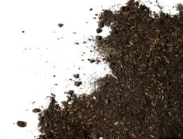 Scattered soil isolated png