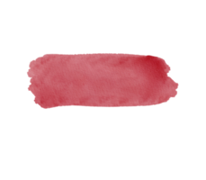 coups de pinceau de couleur rouge png