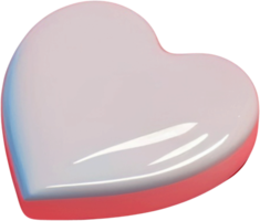 scintillante e luccichio 3d cuore illustrazione png