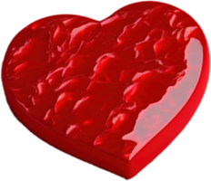 scintillante e luccichio 3d cuore illustrazione png