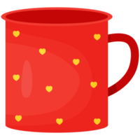 Dishes. Cup with heart png