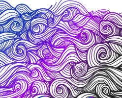 plantillas de diseños abstractos degradados de ondas png