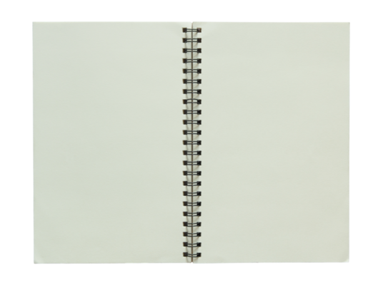 White Blank Spiral Notebook Mockup, Notebook, Spiral, Book PNG Transparent  Image and Clipart for Free Download