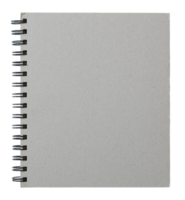 tapa de cuaderno de reciclaje aislada con trazado de recorte para maqueta png